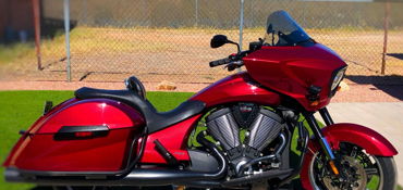 2013 VICTORY CROSS COUNTRY motorcycle for rent near Tucson, AZ