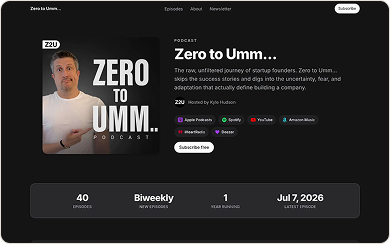 zero to umm podcast
