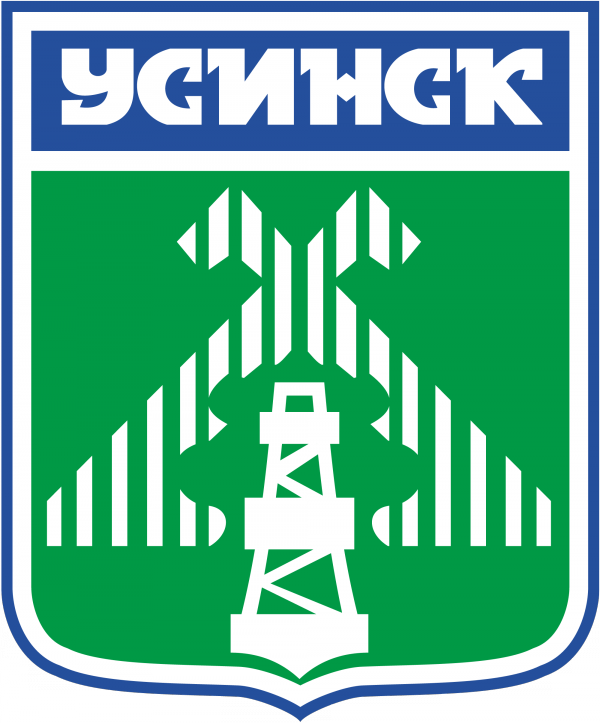 Векторный герб города Усинск