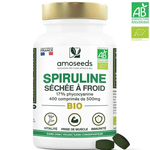 Bio Spirulina - Mit 17% Phycocyanin