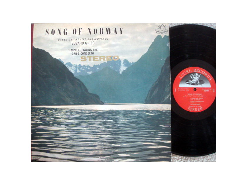 EMI Angel Semi-Circle / SEMPRINI, - Grieg Song of Norway,  MINT!