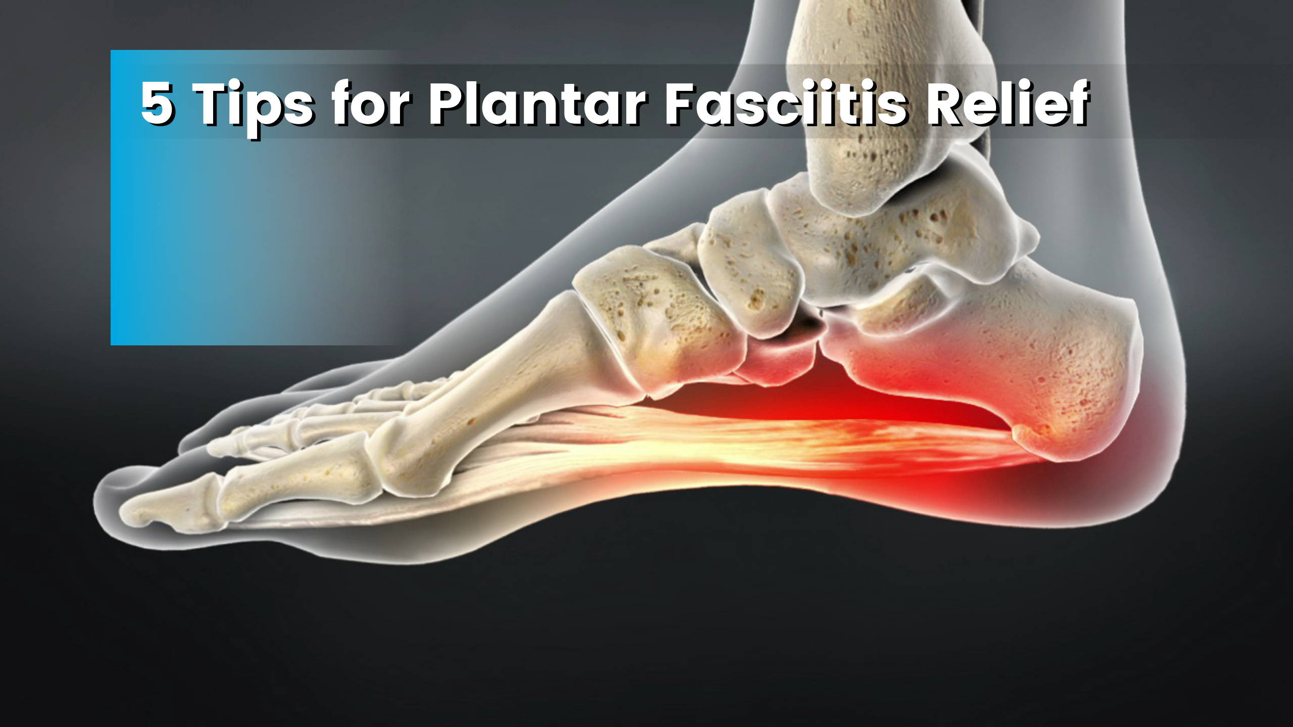 Plantar fasciitis is an inflammation of the fibrous tissue (plantar fascia) along the bottom of your foot that connects your heel bone to your toes.