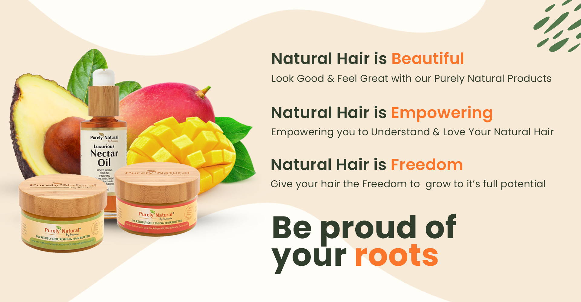 Be Proud of Your Roots Purely Natural by Anastasia