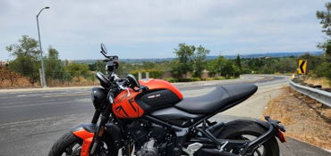 2023 TRIUMPH TRIDENT 660 motorcycle for rent near Sacramento, CA