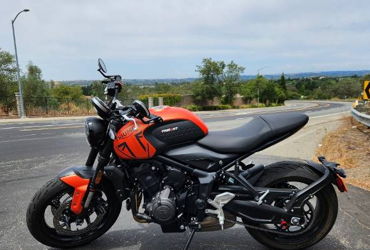 2023 TRIUMPH TRIDENT 660 motorcycle for rent near Sacramento, CA