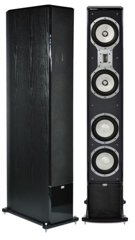Sinclair Audio 460T tower speakers maple finish. top of...