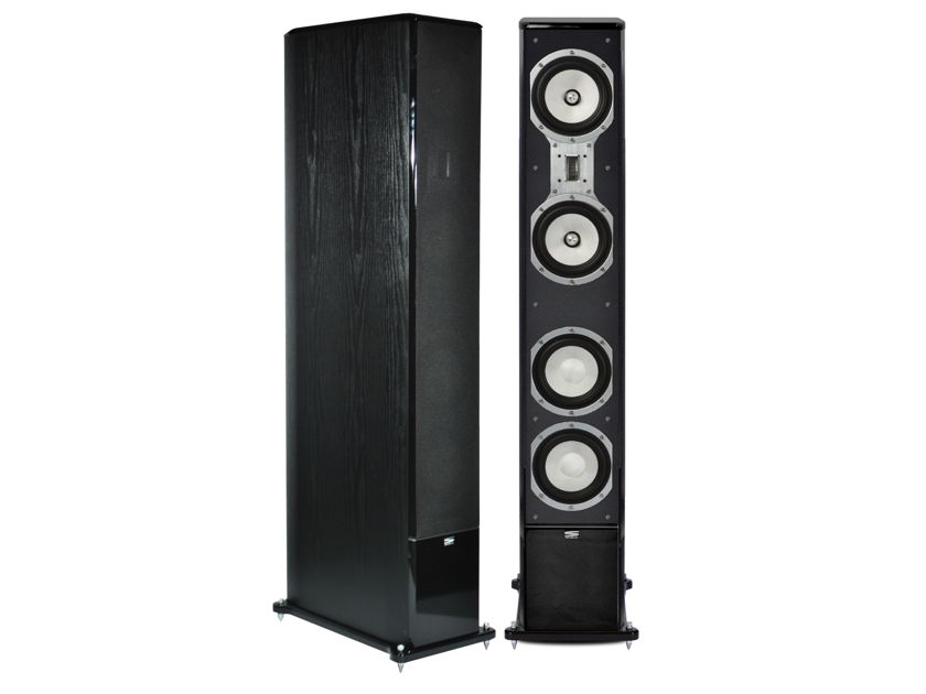 Sinclair Audio 460T tower speakers maple finish. top of the line in the  brighton series. Ships free!