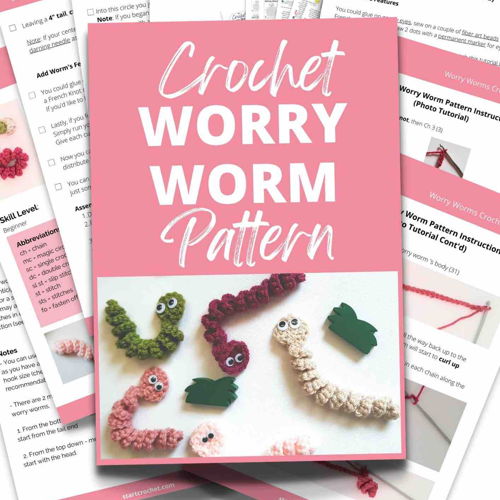 Worry Worm Crochet Pattern