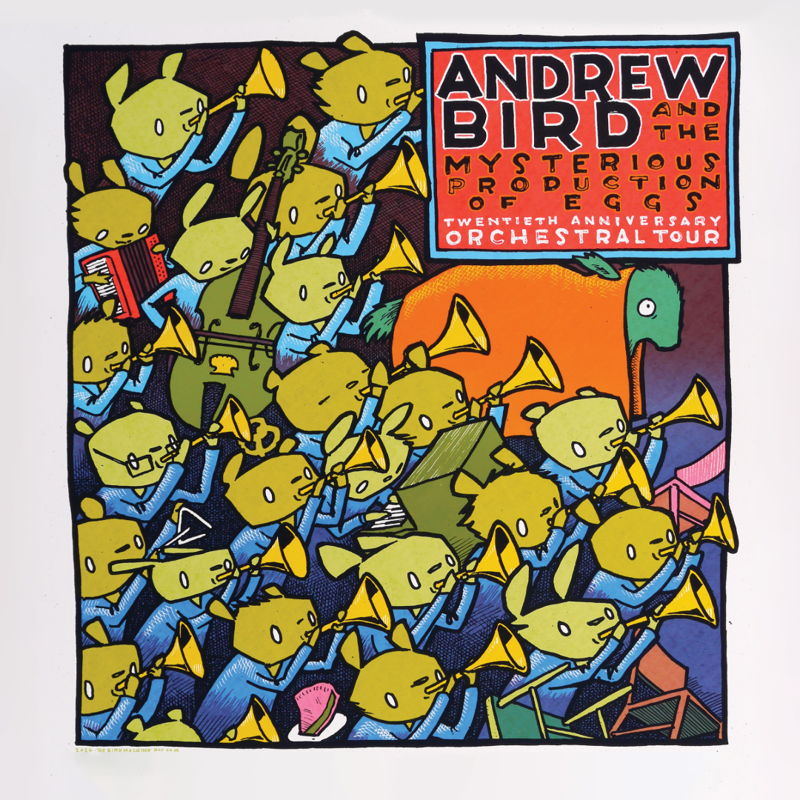 Poster for Andrew Bird with the Los Angeles Philharmonic
