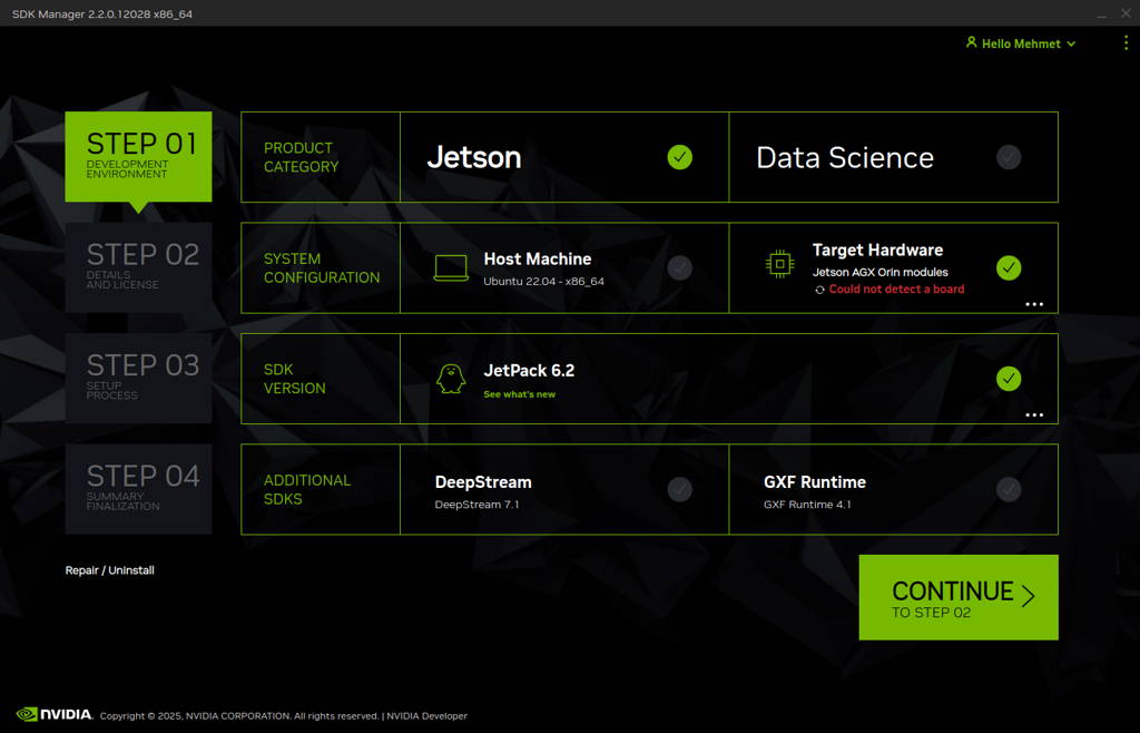 SDK Manager step-1