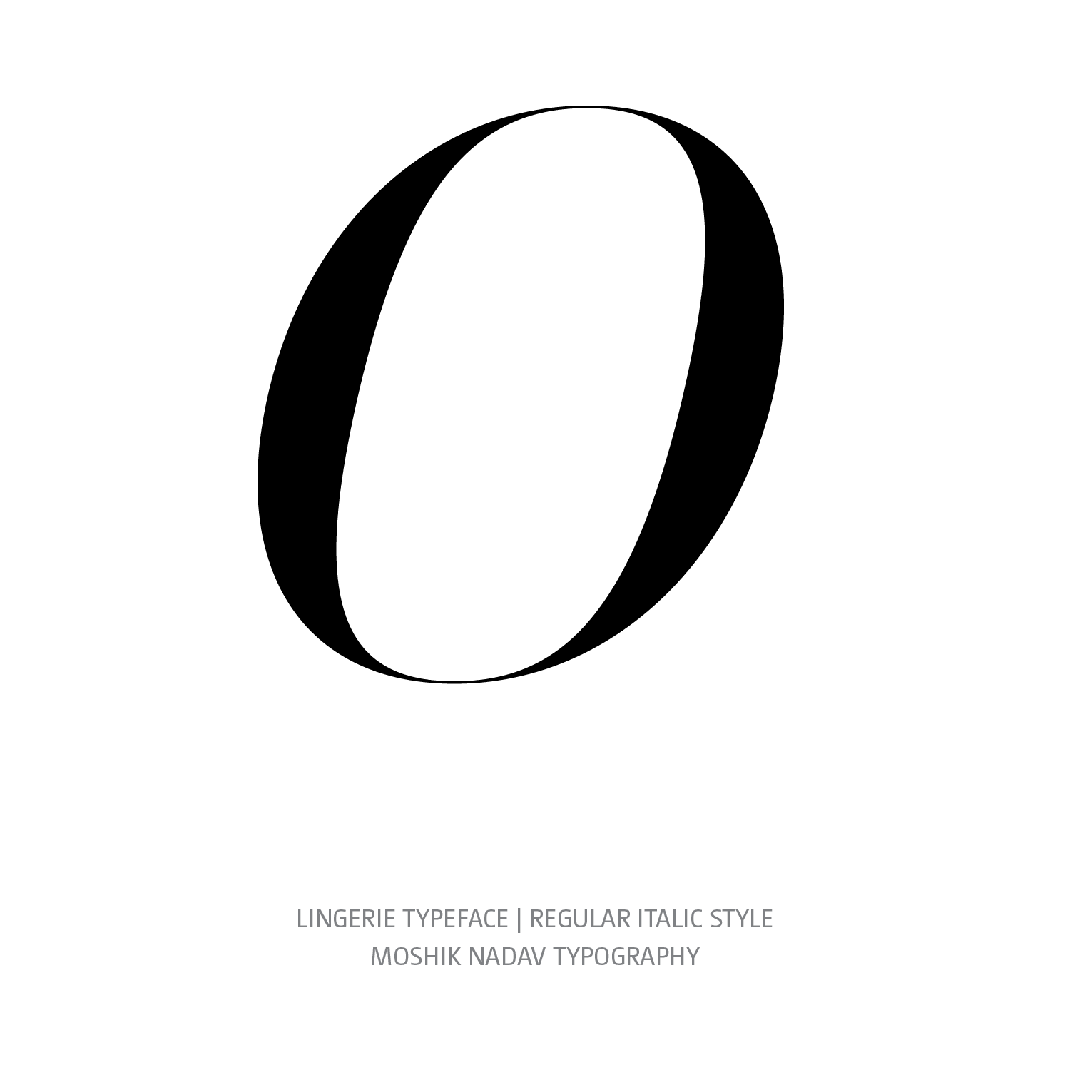 Lingerie Typeface Regular Italic 0 - Fashion fonts by Moshik Nadav Typography