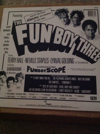 The Fun Boy Three - FB3 Chrysalis Records Promo Stamp F...