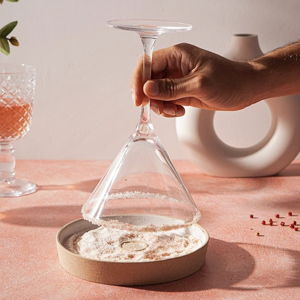Ceramic Margarita Salt Rimmer Set with Lid