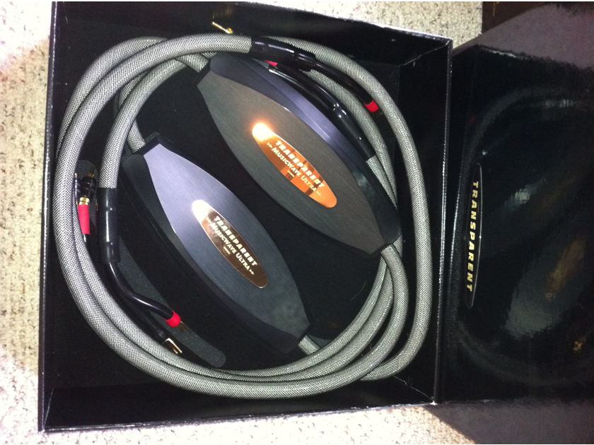 Transparent Musicwave Ultra MM1 8 foot pair speaker cables