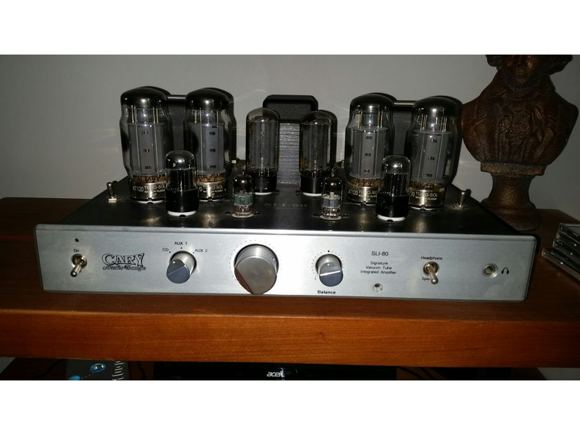 Cary Audio Design SLI-80 sig with F1 upgrades plus extra tubes