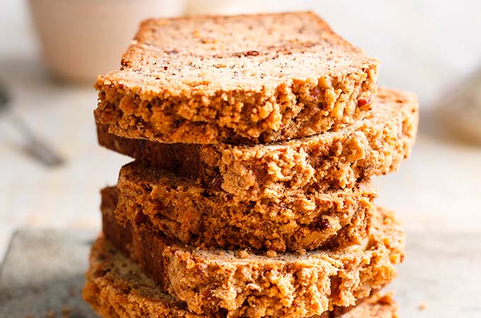 Pain aux bananes et crumble à l’érable