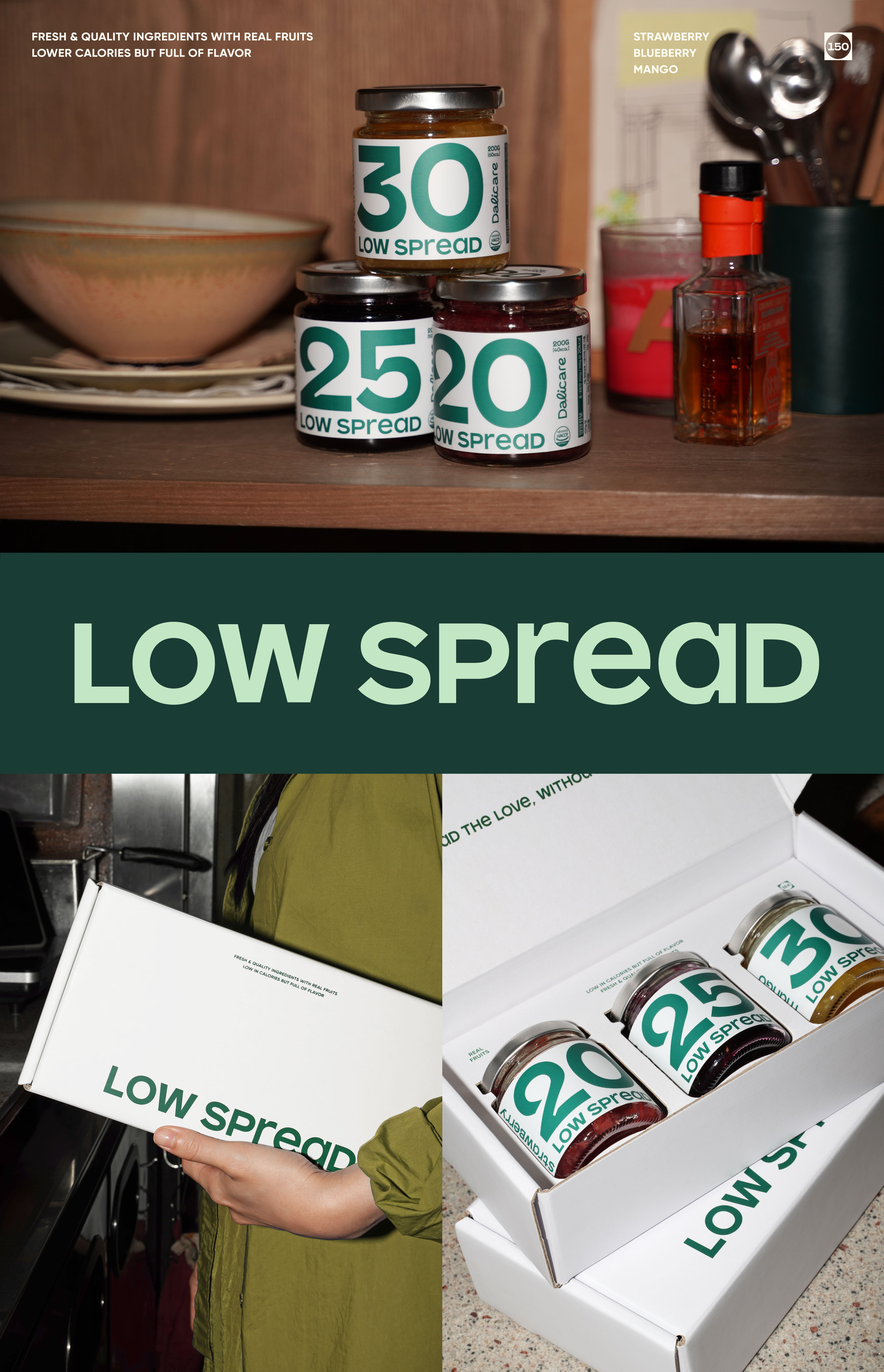 Low Spread’s Transparent Packaging Is Geared To The Health Conscious Consumer