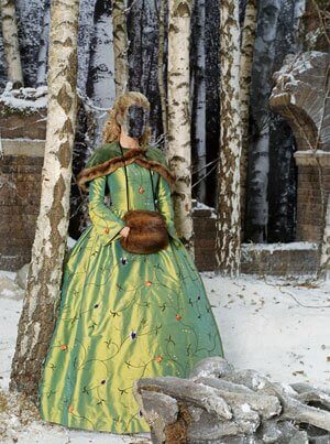 PSD Фотошоп исходник для монтажа - девушка в селе