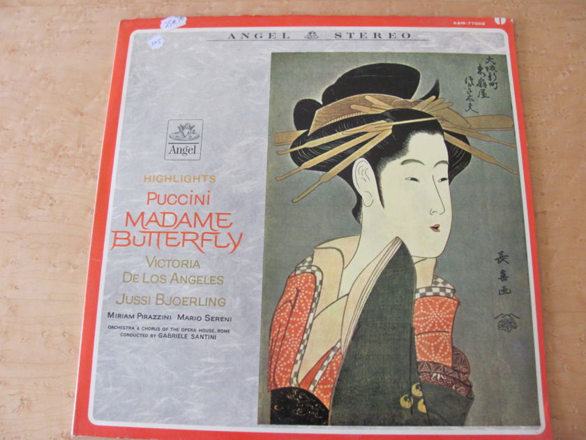 Puccini: Madame Butterfly highlights,  - Angel Records, Gabriele Santini, Orchestra & Chorus of the Opera House- Rome, NM