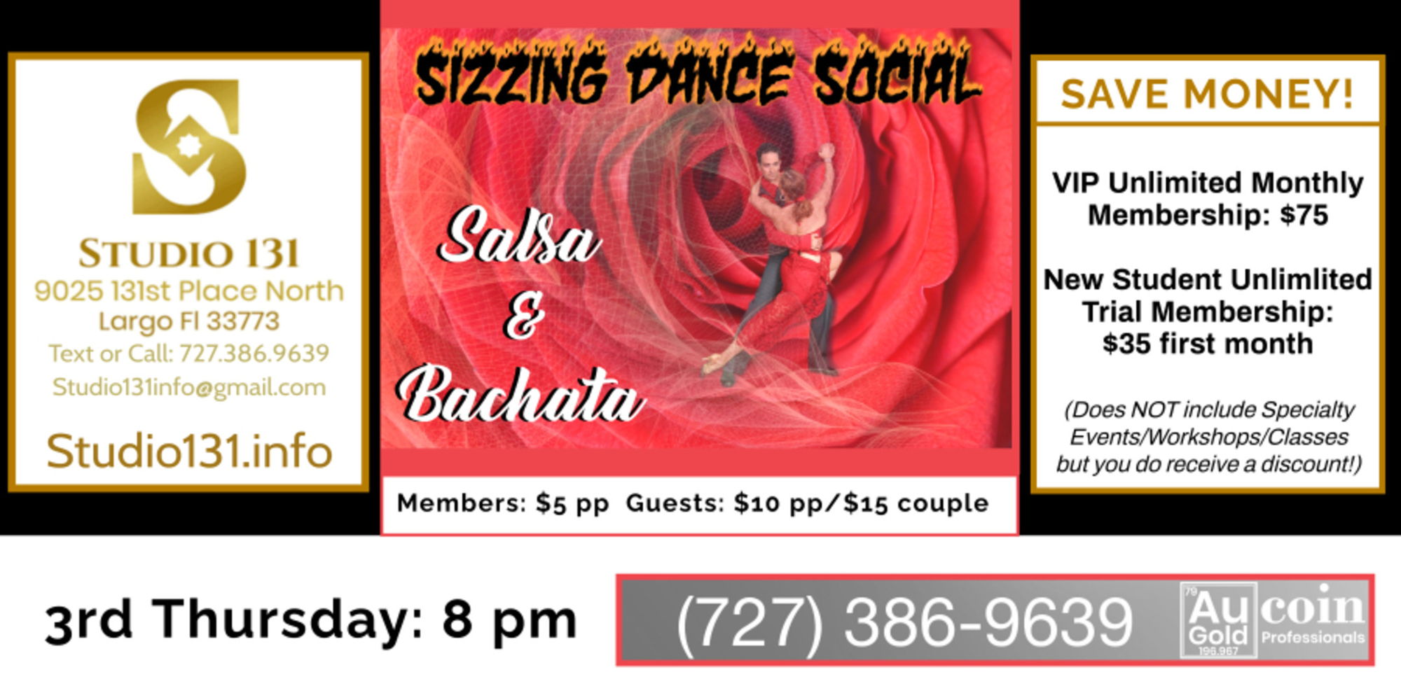 Sizzling Dance Social every third Thursday of the month promotional image