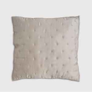 Organic Bamboo Lyocell Quilted Euro Sham - Sand