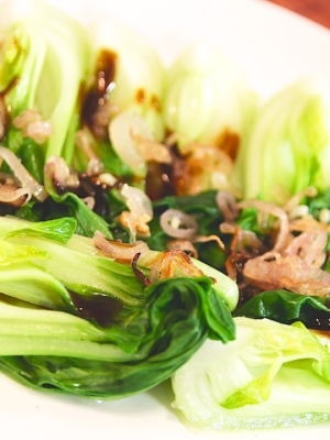 Baby Pak Choi with Oyster Sauce Recipe