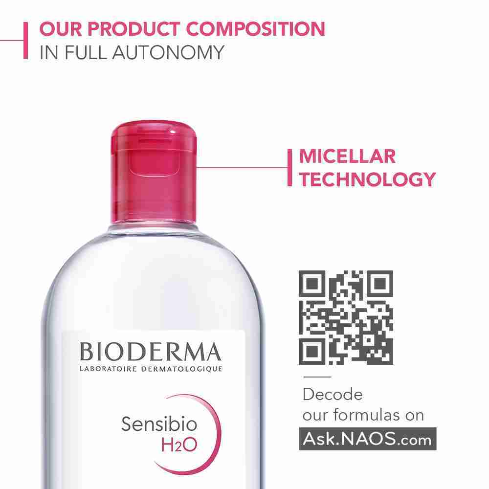 Bioderma Sensibio H2O Soothing Micellar Water Cleanser - 500ml - Image 7