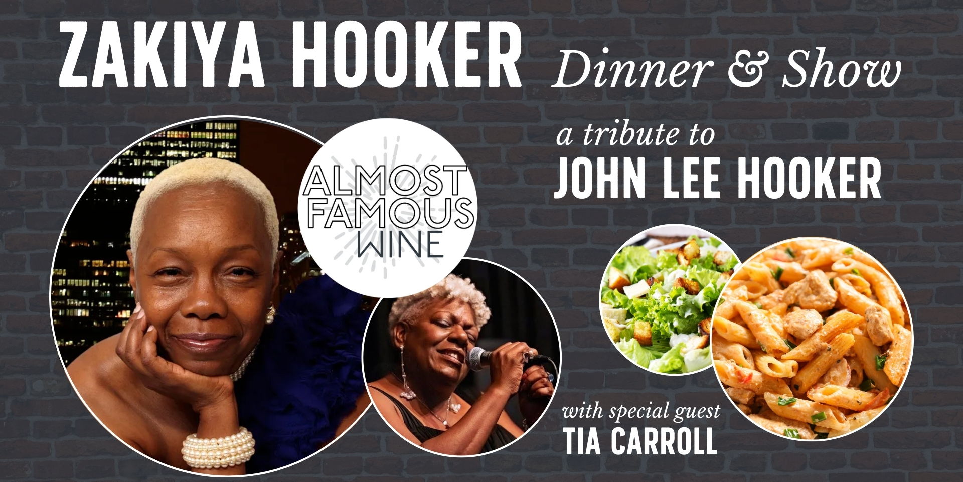 Zakiya Hooker: A Tribute to John Lee Hooker, with Tia Carroll (Dinner & Show) promotional image
