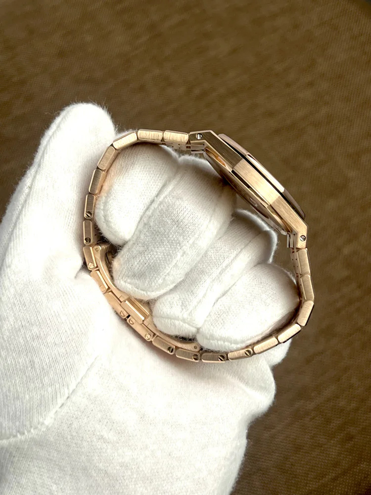 Audemars Piguet Royal Oak Lady Rose Gold Diamonds White dial Box and papers 2020, image 2