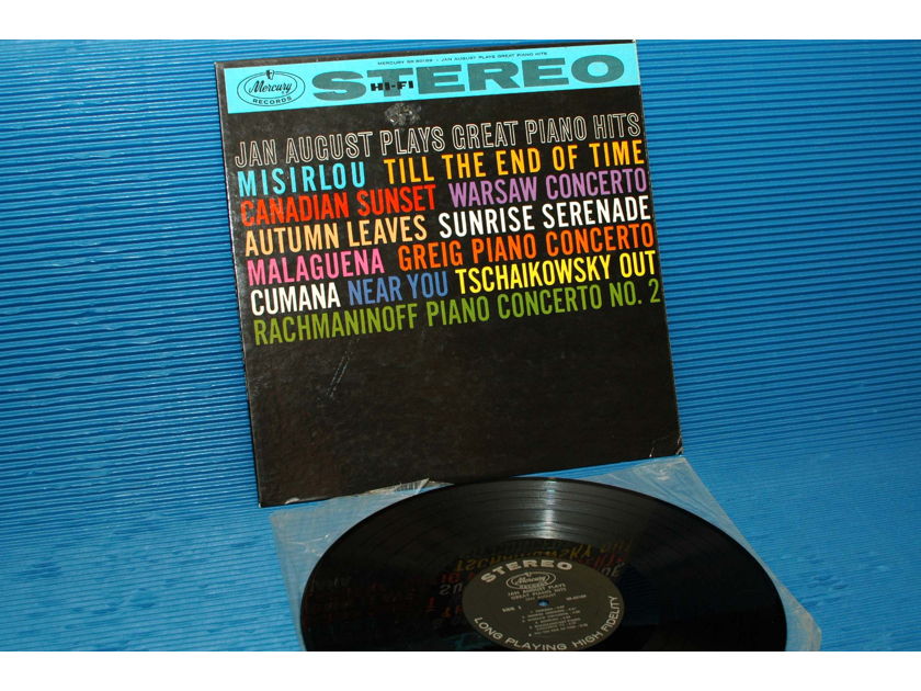 JAN AUGUST -  - "Plays Great Piano Hits" -  Mercury 1959 Stereo Rare