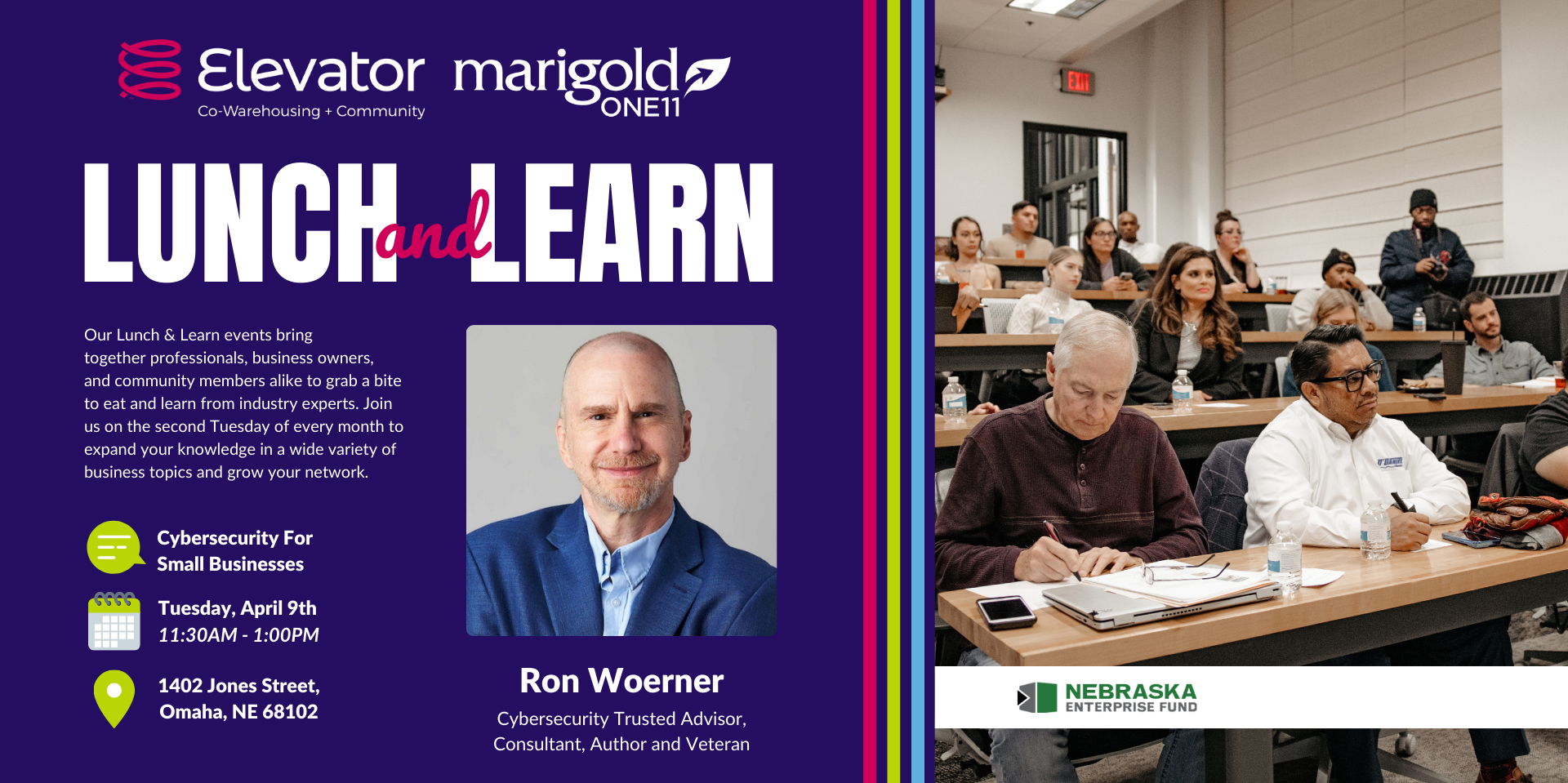 Marigold Lunch & Learn | Cybersecurity for Small Businesses w/ Ron Woerner promotional image