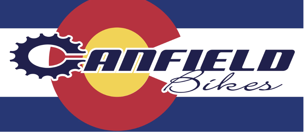 the Canfield bikes logo