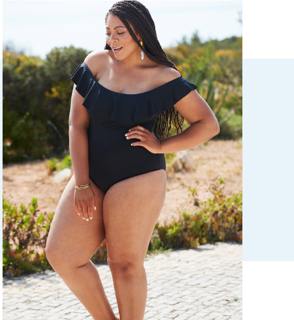 Get the CLEMENTINE ONE-PIECE in BLACK!