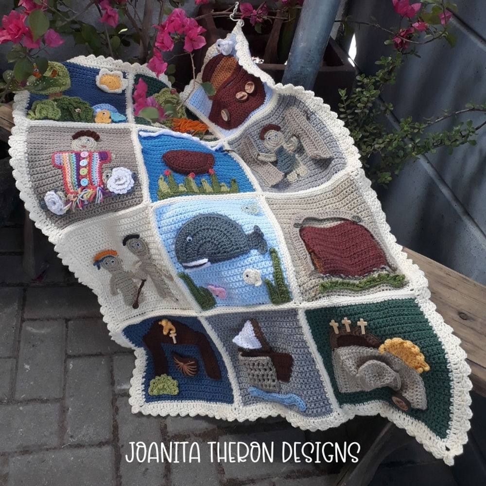 My Crochet Bible Stories Playbook Blanket