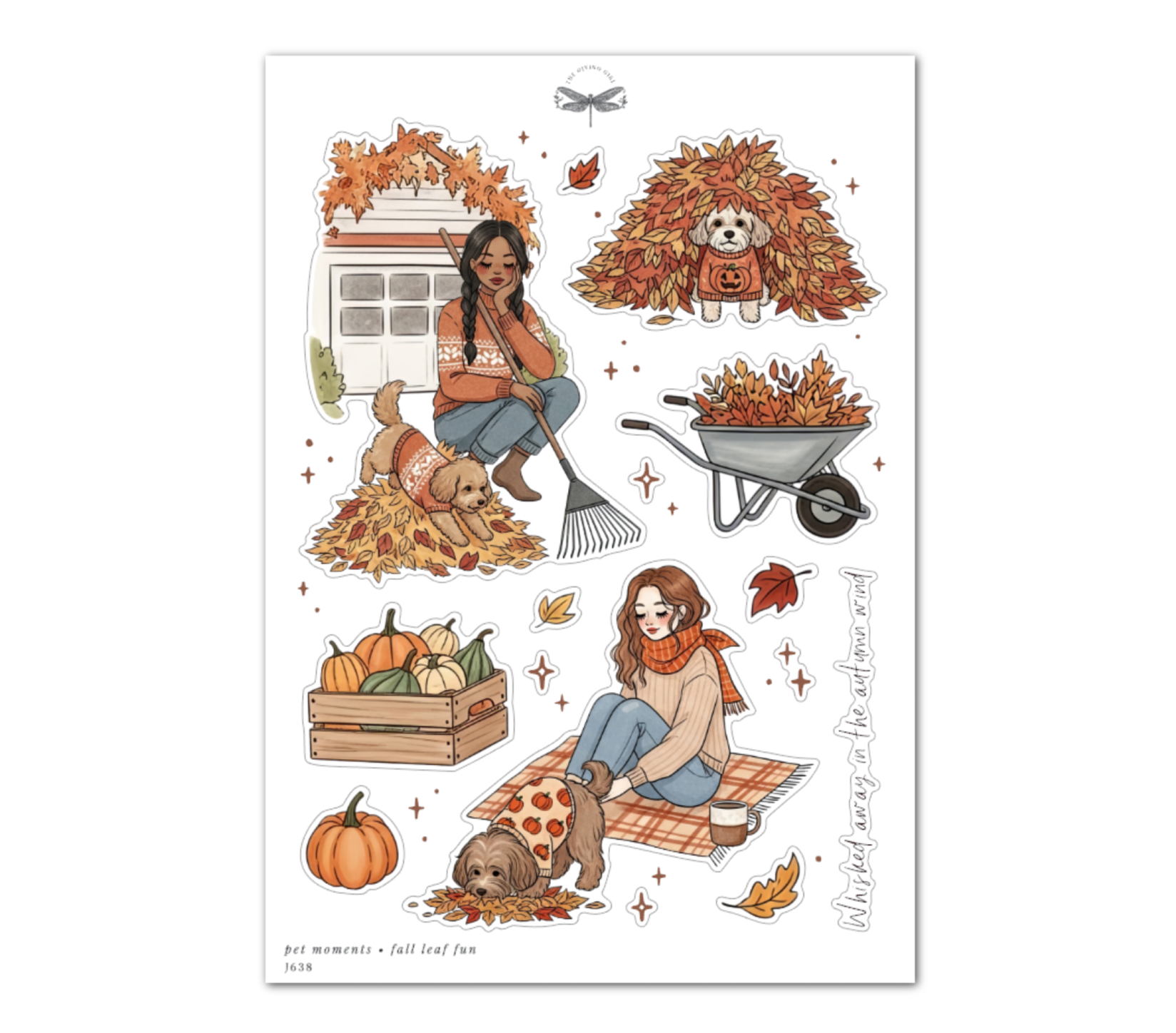 Pet Moments • Fall Leaf Fun – The Giving Girl