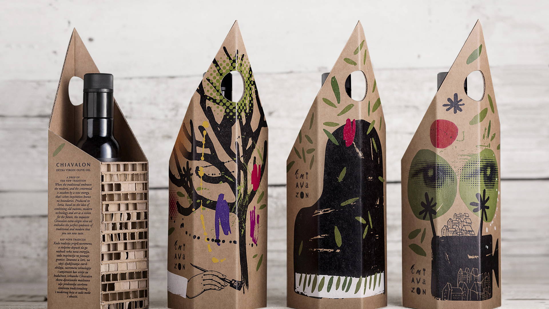 Featured image for This Olive Oil Packaging Was Inspired By Croatian Architecture and Art