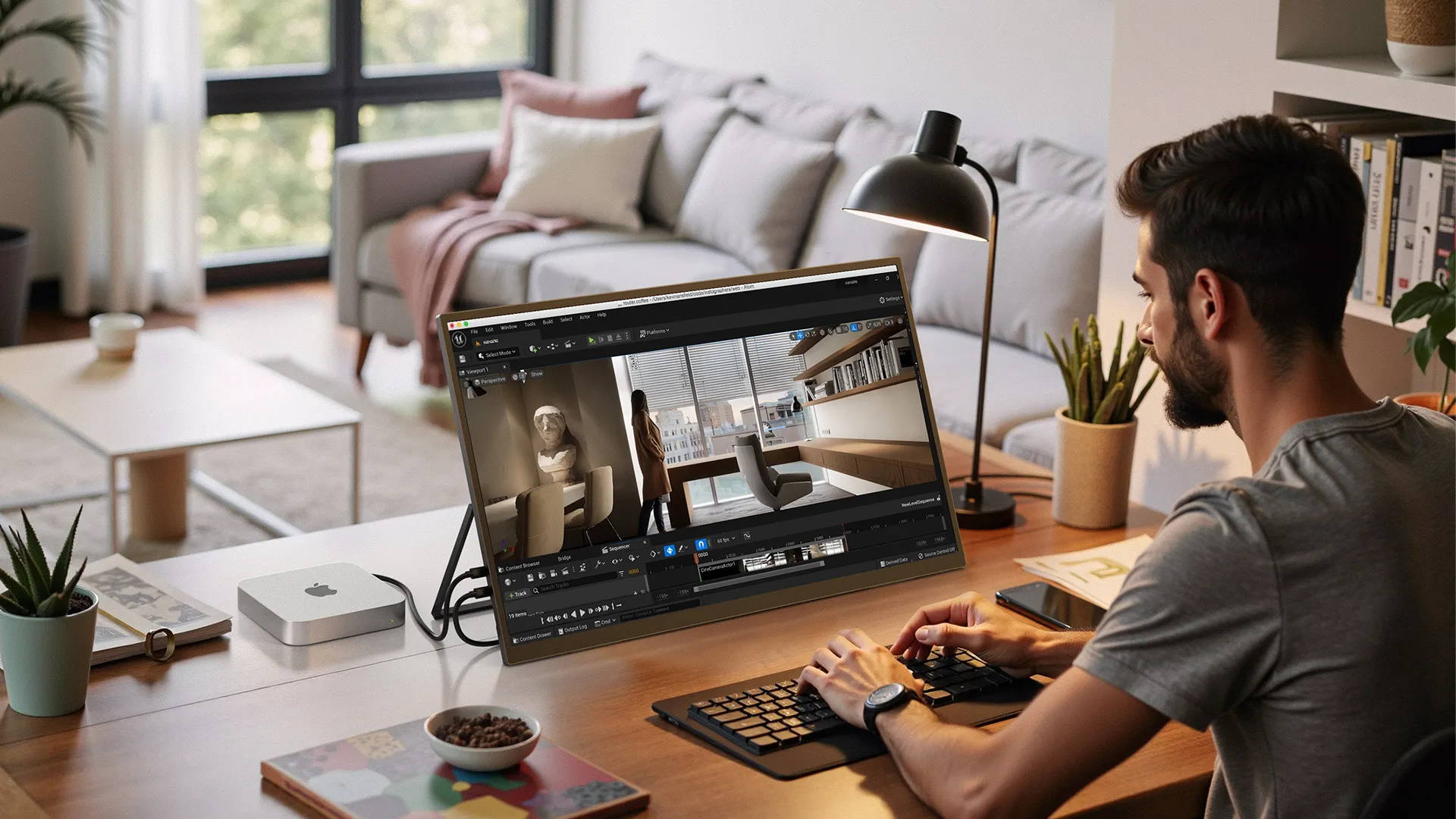 UMax 23 - 23.8 Inch 100Hz Computer Monitor 1080P HDR Mountable Display