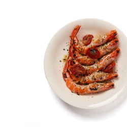 Grilled Prawns with Kombu Butter Sauce