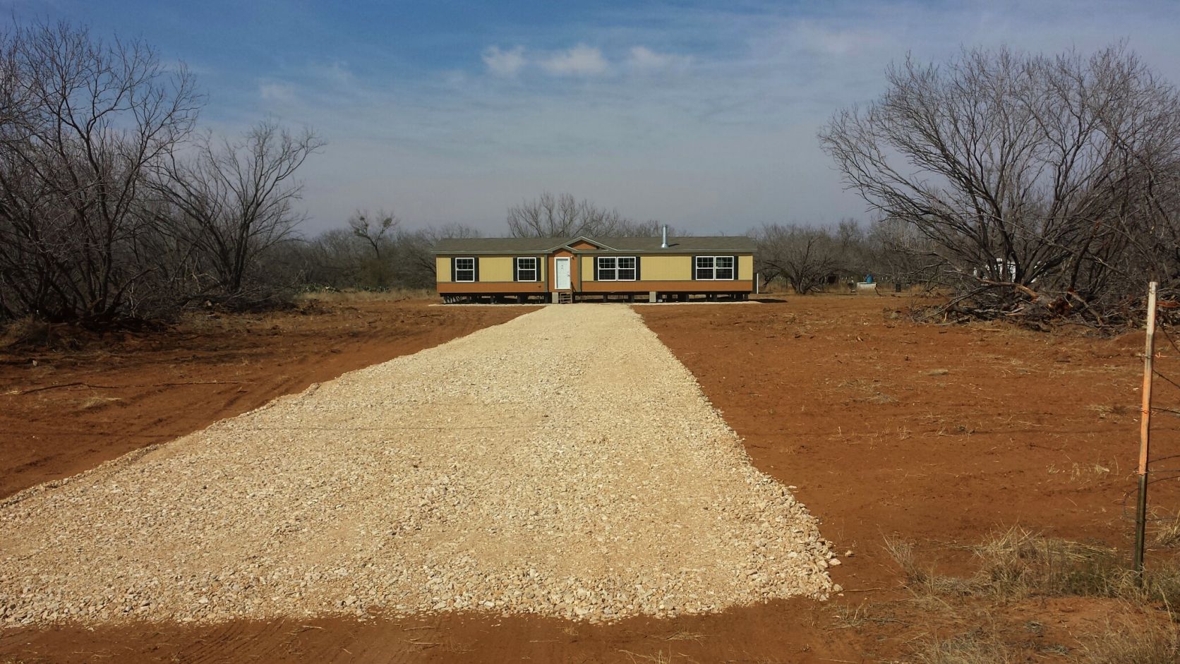 mobile home driveway