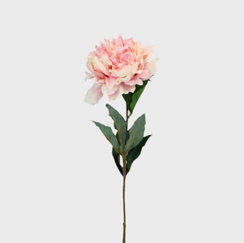 Large Pale Pink Peony Silk -Realistic Artificial Flowers