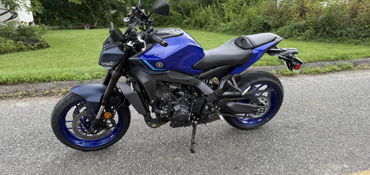 2026 YAMAHA MT-09 motorcycle for rent near Canton, NC
