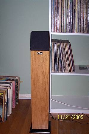 My beautiful Ohm MicroWalsh Tall speaker