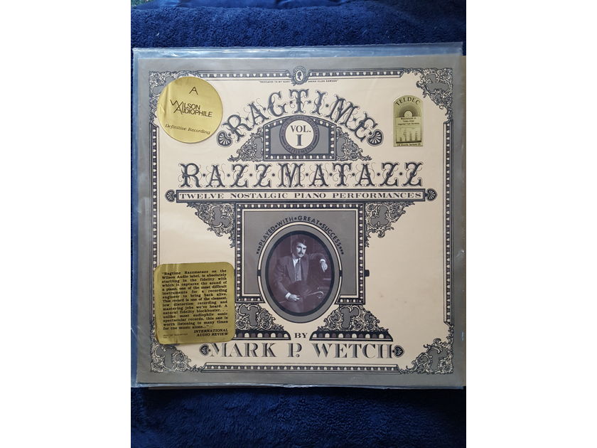 HARRY PEARSONS PRIVATE COLLECTION  - WILSON AUDIPHILE RAGTIME RAZZMATAZZ COMBO VOLUME 1&2 VOLUME 2 IS *SEALED>
