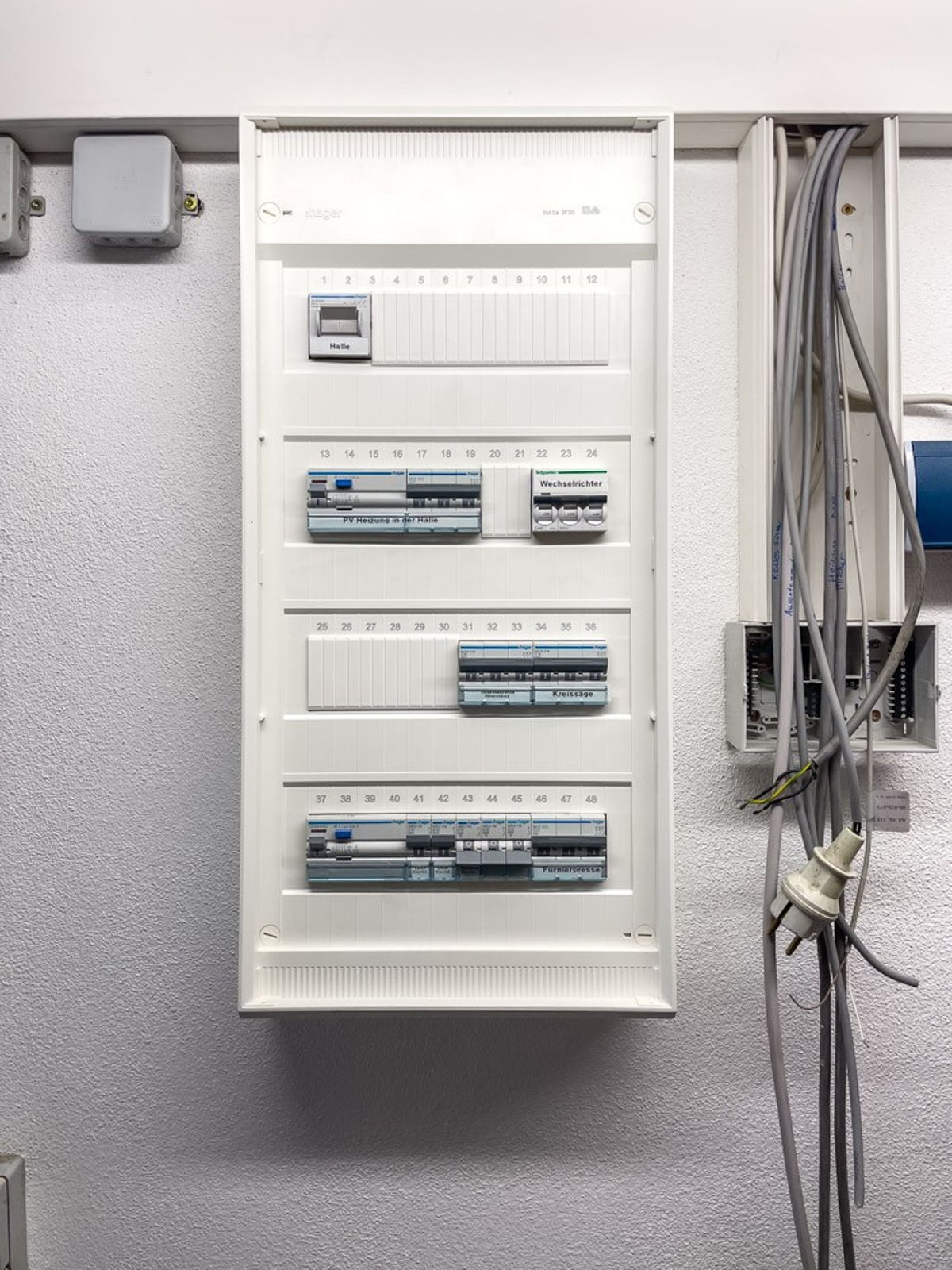 Foto Kundenreferenz Einfamilienhaus Elektrotechnik Zählerschrank