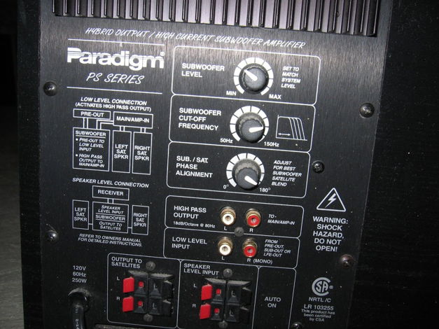Complete Set Paradigm Studio Reference Speakers - 6 Pie...