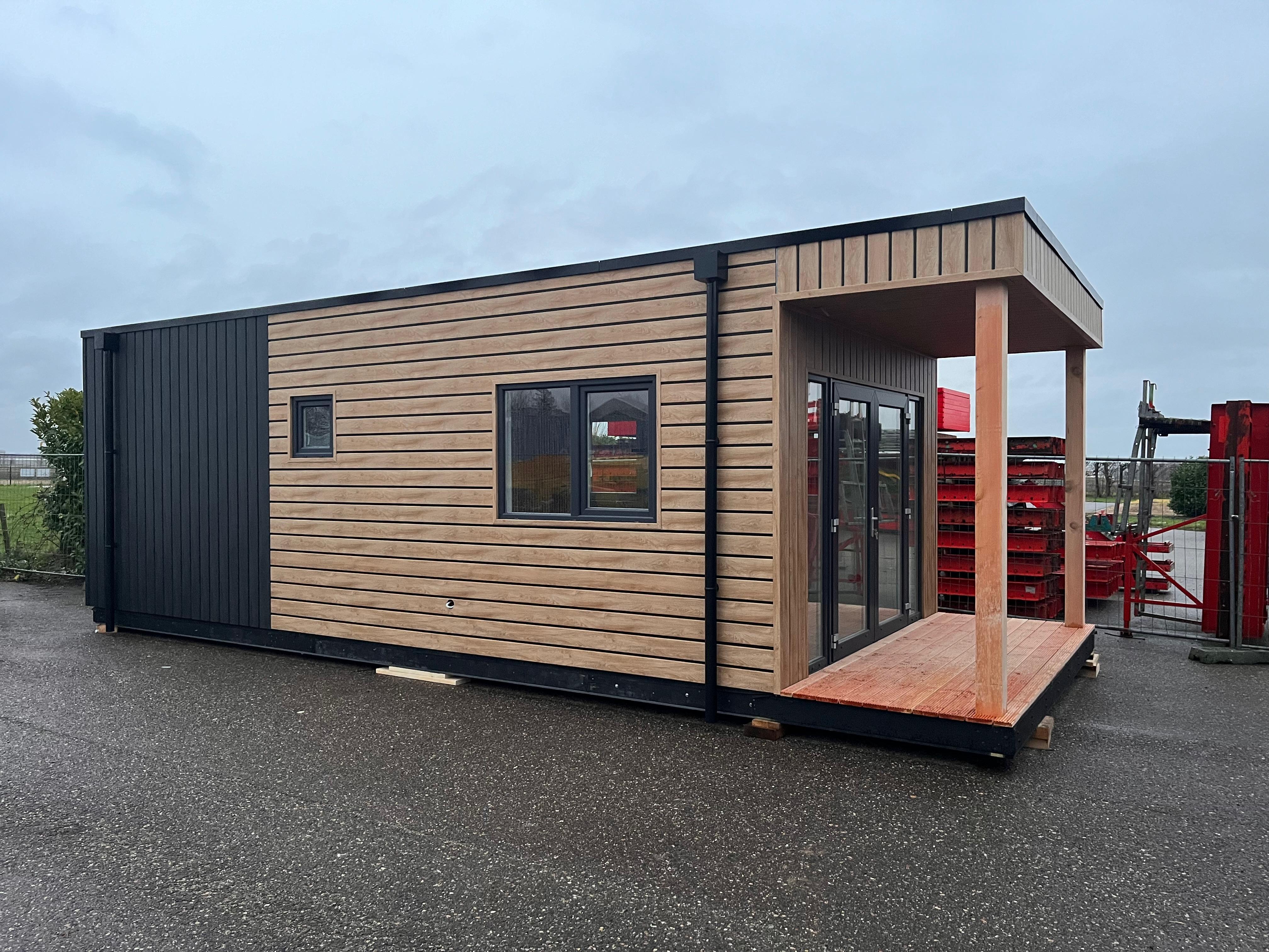 Vakantiewoning met terras — maatwerk project door BBS Systeembouw
