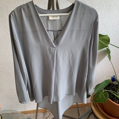 Relaxed Grey Blouse