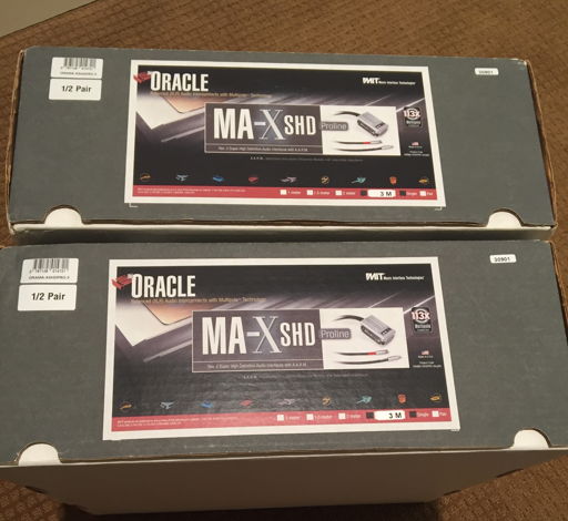 MIT Cables Oracle MA-X int SHD 3 meter pair XLR  (SALE ...