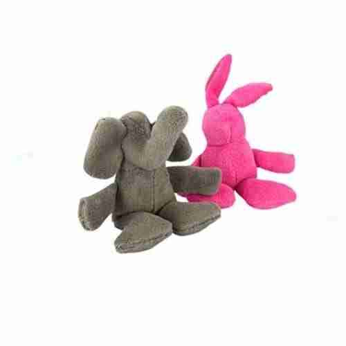 Plush Dog Toy 26Cm Pink, Brown - Image 2