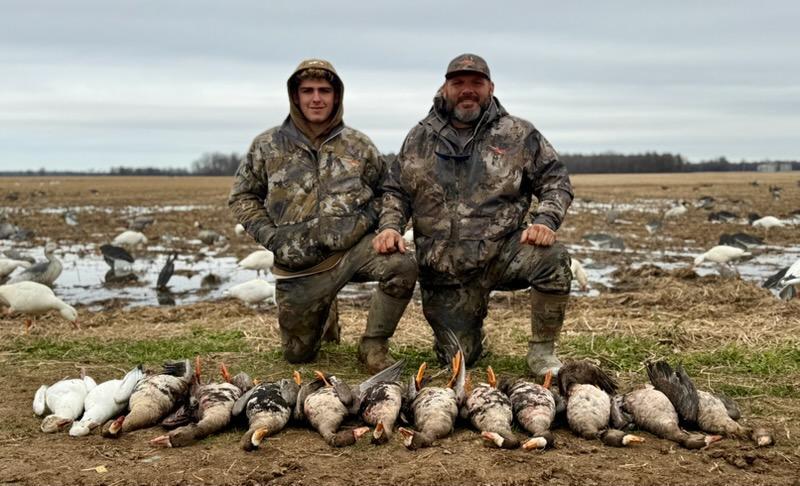Guided duck hunt over flooded rice fields at The Mallard's Nest in Hoxie, Arkansas